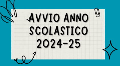 INIZIO LEZIONI SCUOLA PRIMARIA E SCUOLA SECONDARIA DI PRIMO GRADO A.S. 2024/2025